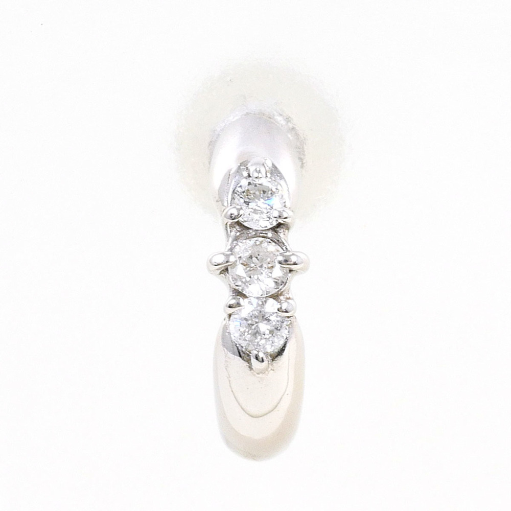 K14 14K WG White Gold Earring (Single Earring) with 0.065ct Diamond, Total We...